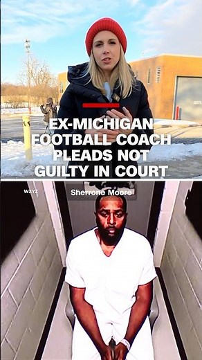 Ex-Michigan football coach pleads not guilty in court