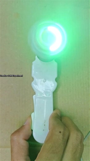 Handfan Gear Motor Light Glowing | #dcmotor #tech #diy #dcmotorproject