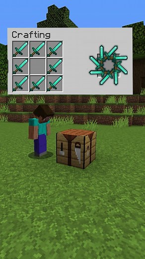 Crafting a Shuriken in Minecraft! Explore the Fun of Crafting Tools in the Game