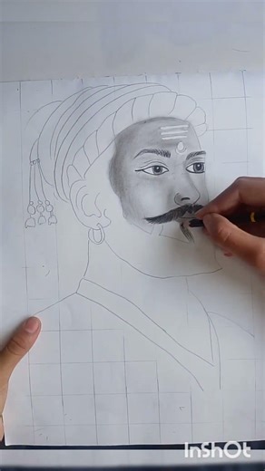 Chhatrapati Shivaji Maharaj 😍 The symbol of bravery and leadership #viralshorts #trending art