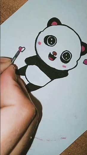 How To Draw A Cute Panda ।। Draw So Cute Easy Step by.....🐼😘