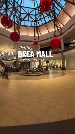 Spending Christmas Eve at the Brea Mall in California #brea #california