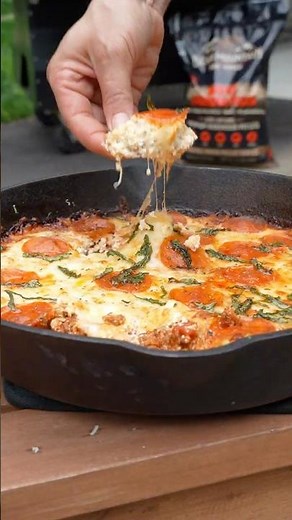 Smoky, Spicy, Sweet + Cheesy… and Totally Addictive! Hot Honey Sausage and Pepperoni Pizza Dip