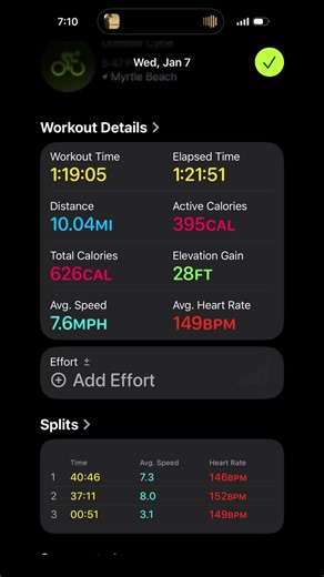 My week day schedule is a T25 workout 4 in the morning, work 10 or more hours, and bicycling at least 3 times a week. I’ve been doing this since Christmas but just started tracking my progress. It’s amazing how far I have come in a month, my goal was 20 miles without a break. Next is 25. #motivation #bicycling #workout #betteringmyself #selfcare