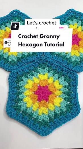 Crochet Granny Hexagon Tutorial