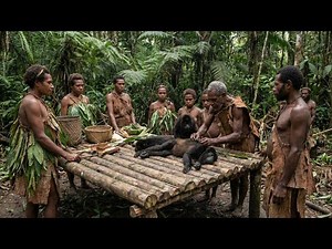 Hunting Howler Monkeys for Survival | How the Korowai Tribe Live Completely Off the Land
