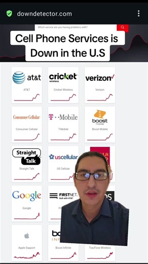 Cell phone services is down in the U.S. Primary AT&T cell phones. T-Mobile and Verizon are also effect as of 3:30 EST on 2/22. So far every cell phone is working on this matter. I will post a part 2 update video. Let me know what you guys think #greenscreen #att #verizon #cellphone #tmobile #downdetector #wifi #callling #sos #uscellular #straighttalk #consumercellular #breakingnews #calls #5g #foryou #explore #service #cricket #part1 #cellular #phone #cell #rust #cnn #foxnews #msnbc