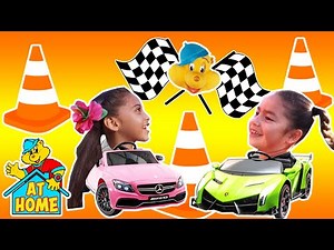 Outdoor Obstacle Course Challenge | Fun Educational Games + Songs For Kids | Hip Hop Harry At Home