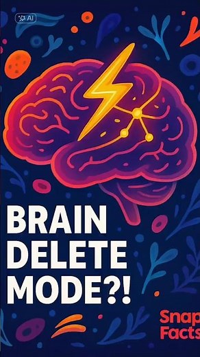 Your Brain DELETES Memories Every Night?! 😳🧠💤 | SnapFacts #33