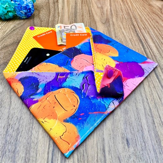 Making an Envolope Bag with the Easiest Sewing Method ❤️ | Knitting Woman and Embroidery