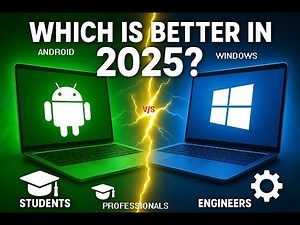 Android Based Laptop vs Windows Based Laptop 2025 ⚡ Best Choice for Students & Engineers?
