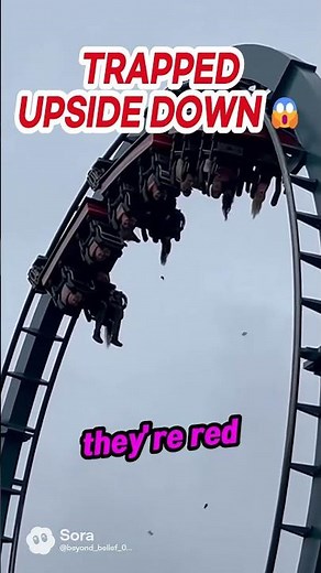 Stuck Upside Down at 160ft: The 2-Hour Roller Coaster Nightmare 🎢