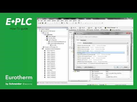 Install Control Library to Use PID Function Block Types - Eurotherm E+PLC CODESYS tutorial