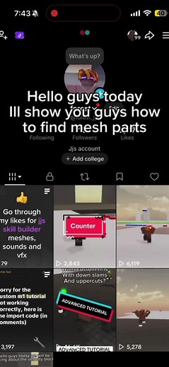 Easy mesh part way without roblox studio #jjs #meshes #jjsskillbuilder | mesh net