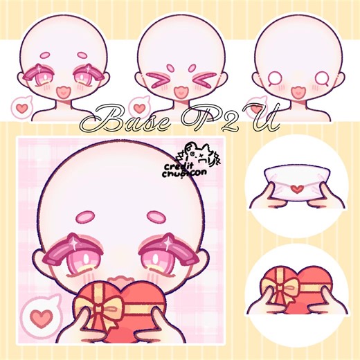 Colored Anime Chibi Base | Digital Drawing Base | Ready-to-use Poses - Etsy UK