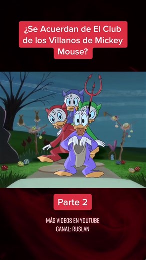 Les recuerdo el especial de Halloween de House of Mouse. Un clásico olvidado de Disney. #disney #mickeymouse #halloween #villanos #nostalgia