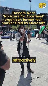Microsoft workers launch #Palestine encampment at company's HQ in Redmond, WA