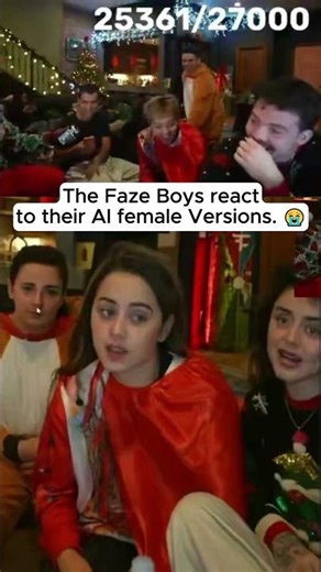 The Faze Boys react to their AI female Versions. 😭