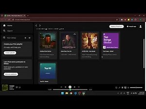 Spotify Web Player (Static UI Clone)