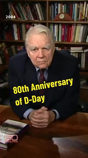 Andy Rooney landed on the beach of Normandy, France, days after D-Day – 80 years ago. In 2004, he shared his firsthand account of “a day unlike any other.” “It’s hard for anyone who has been in a war to describe the terror of it to anyone who hasn’t,” said Rooney. #news #dday #andyrooney