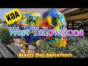 West Yellowstone KOA Campground Tour