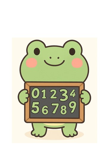 Frog Counting Flashcards 1-20 – Kawaii Math Learning (Printable Preschool)