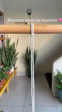 Macrame pattern for keychain 🧿..#youtube #macrame #shorts #viral