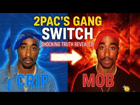 2Pac’s Gang Ties: From Crip Affiliations to MOB Bloods — The Real Story 🔥😳