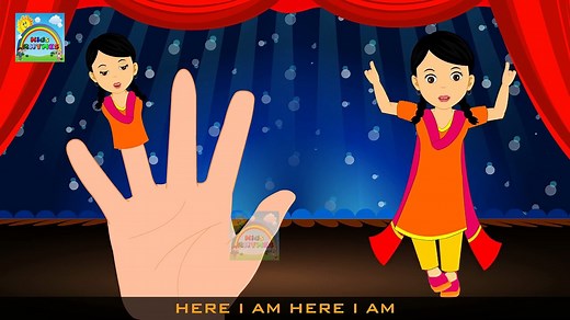 Finger Family Folk dance | Bhangra Dance Punjabi Finger Family | HD Nursery Rhymes For Kid
