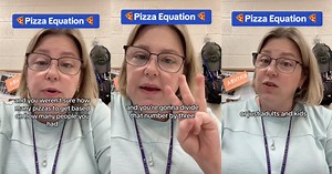 Customer Shares The Perfect System To Determine How Many Pizzas You Need To Feed A Lot Of People