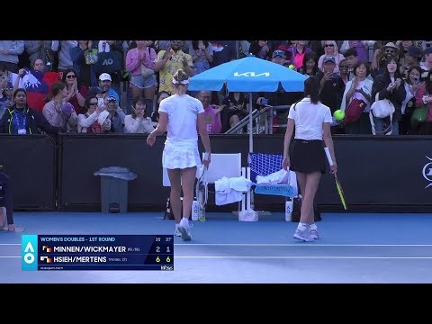 Wickmayer/Minnen v Hsieh/Mertens Highlights | Australian Open 2024 First Round