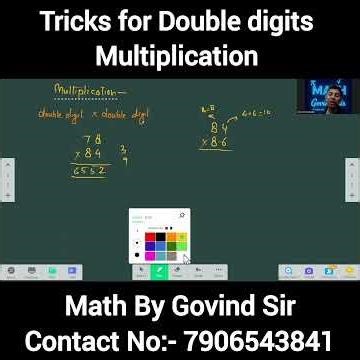 Tricks for Double digits Multiplication #shortsfeed