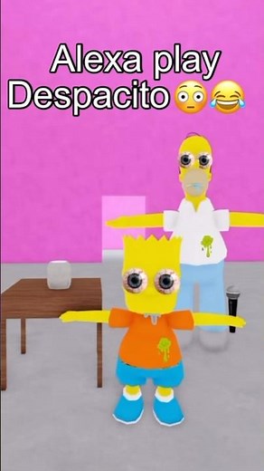 Whats That Song? Despacito 😳🤣 You Vs Homer #4urpage #roblox #funny #youvshomer #shorts