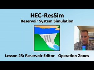 HEC ResSim Lesson 23 - Reservoir Editor - Operation Zones