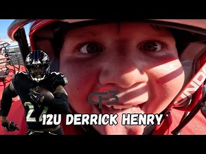 12u Derrick Henry RUNS OVER Everyone | Go Pro PeeWee Football POV