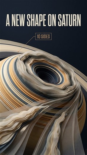 Saturn’s New 10 Sided Wave Has Scientists Watching
