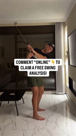 Comment “ONLINE”👇 to claim a free swing analysis! Most golfers think they’re making a full turn -