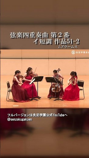 弦楽四重奏曲 第 2 番 イ短調 作品51-2