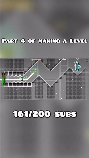 Part 4 geometry dash camellia level creator #gd #geometrydash #gdshorts #shorts