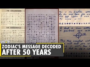 'Zodiac serial killer' message decoded after 50 years | California | World News | WION News