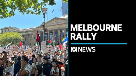 Thousands of pro-Palestinian protesters march through Melbourne's CBD