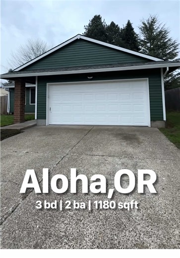 Aloha,OR This beautifully remodeled, single-level home is situated on a rare, extra-large lot in a quiet, well-established neighborhood, offering comfort, style, and convenience. It boasts a new kitchen and bathrooms, fresh interior/exterior paint, luxury vinyl flooring, and a new furnace and A/C. 3 bd | 2 ba | 1180 sqft Built 1986 #listingoftheday #tiktokrealtor #oregon $499,000 Listed by: All County Real Estate MLS#: 694165420