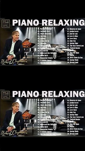 Richard Clayderman 2024 ~ Top 10 Best Piano Relaxing ~ Greatest Hits Full Album 2024