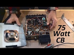 Cobra 29 with an RFX75 Amp, from Ebay. CB Radio testing.