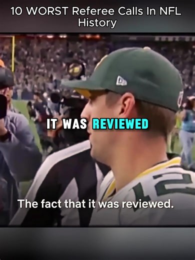 #10 WORST Referee Calls In NFL History | packers seahawks bad call