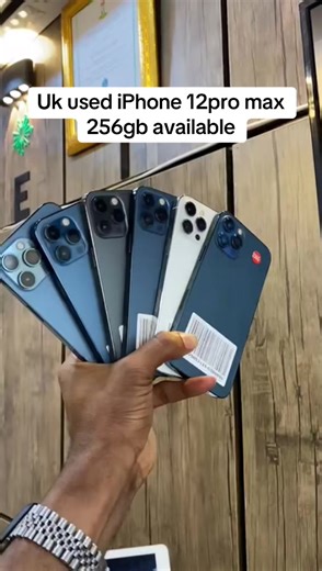 Uk used iPhone 12pro max 256gb available