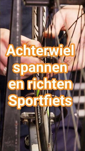 Tensioning and aligning the rear wheel on a sports bike