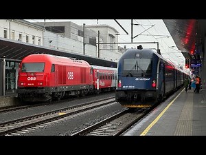 Züge Graz Hbf (18.04.2025, 4K HDR)
