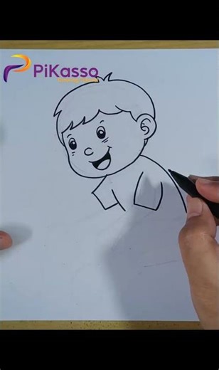 Fun and Easy Boy Hunting Eggs Drawing Tutorial