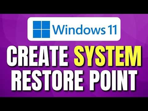 How To Create a System Restore Point in Windows 11 | Set Up System Restore Windows | Easy Tutorial